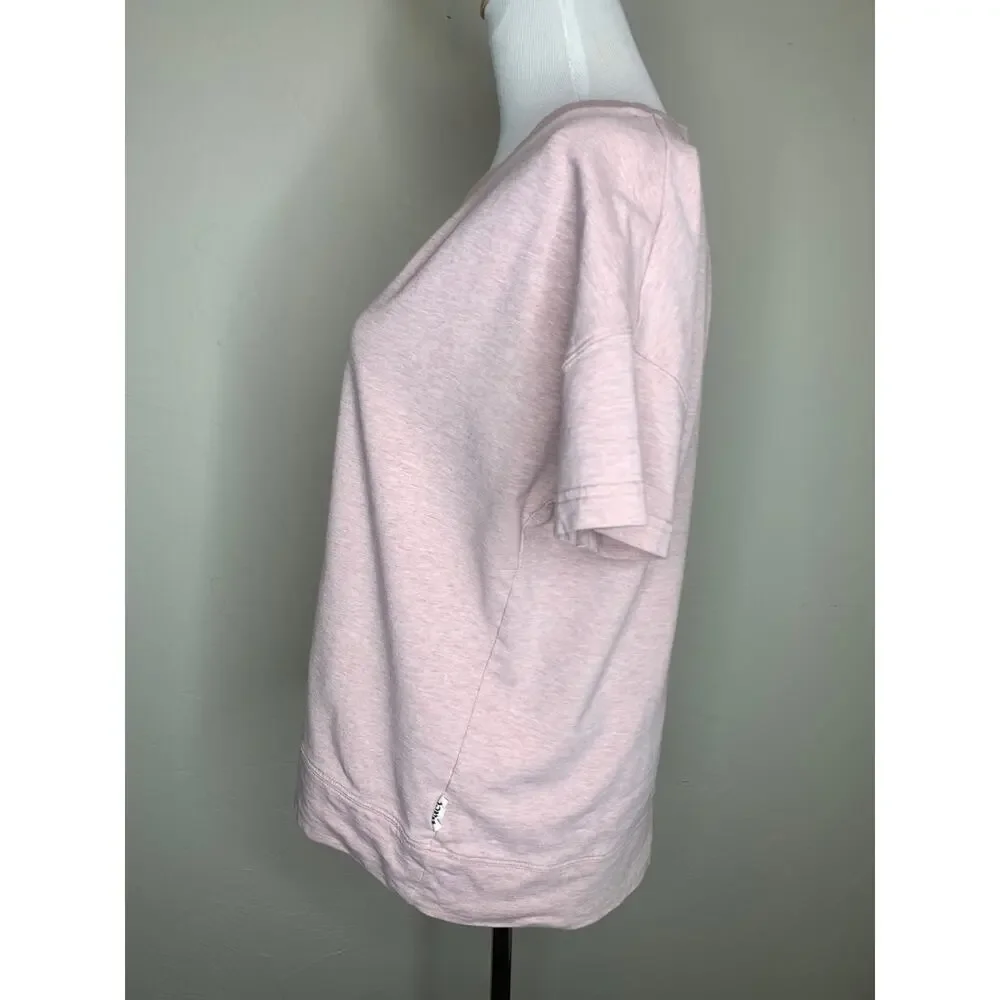 Pact Pale Pink V Neck Cotton T Shirt Sz XS / S95% Organic Cotton 5% Elastane - Picture 3 of 10